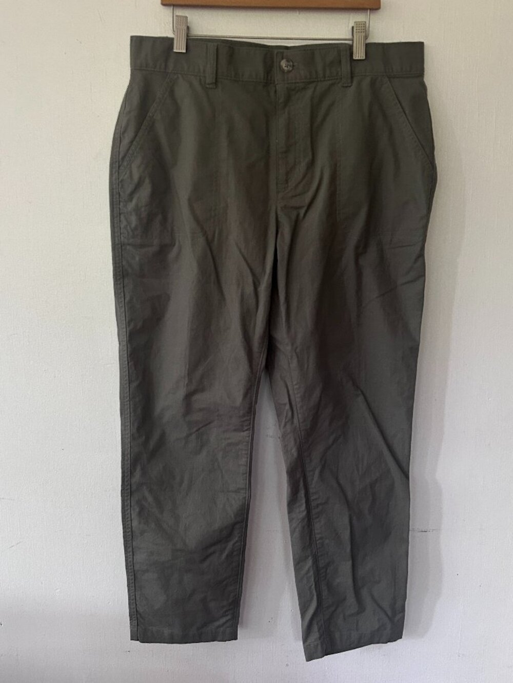 Eddie Bauer Green Outdoor Pants Womens 10 Pockets Gorpcore Preppy Hiking Camping